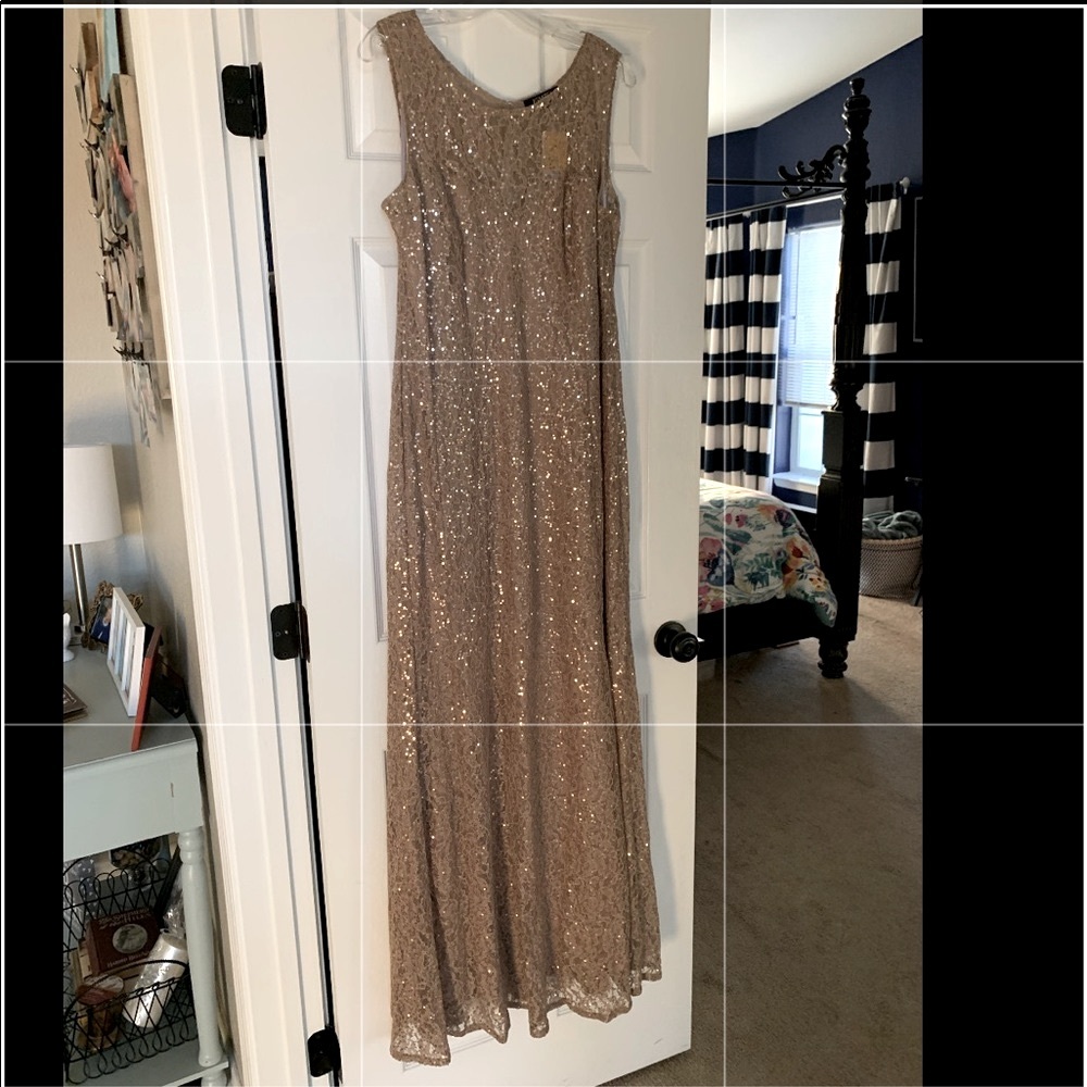 Sequin Lace Dress by Ignite Evenings